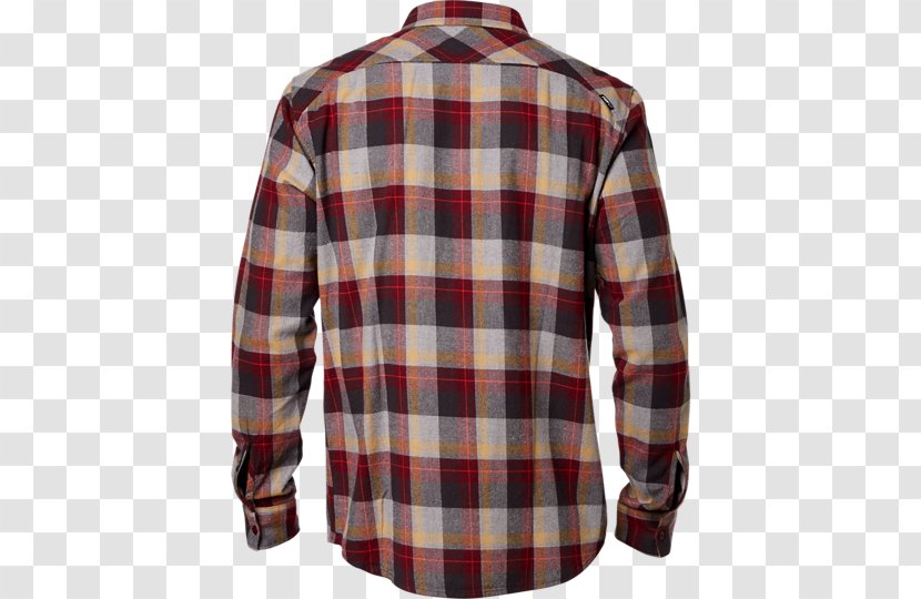Sleeve Shirt Flannel Tartan Check Transparent PNG