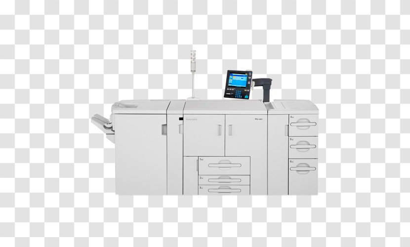 Inkjet Printing Ricoh Photocopier Printer - Image Scanner Transparent PNG