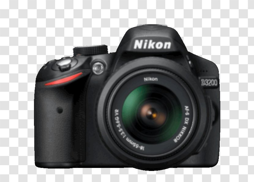 Nikon D3200 Digital SLR DX Format Camera - Photography Transparent PNG