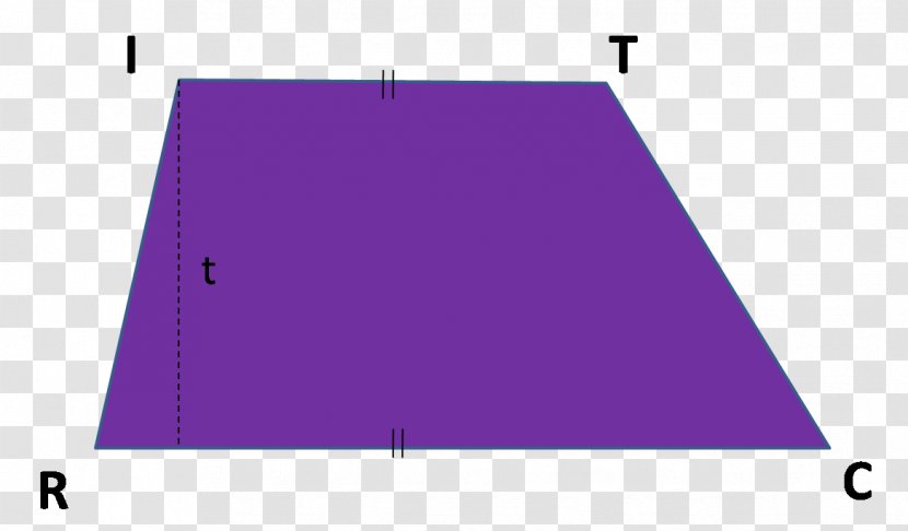 Triangle Area Trapezoid Bangun Datar - Geometric Shape Transparent PNG