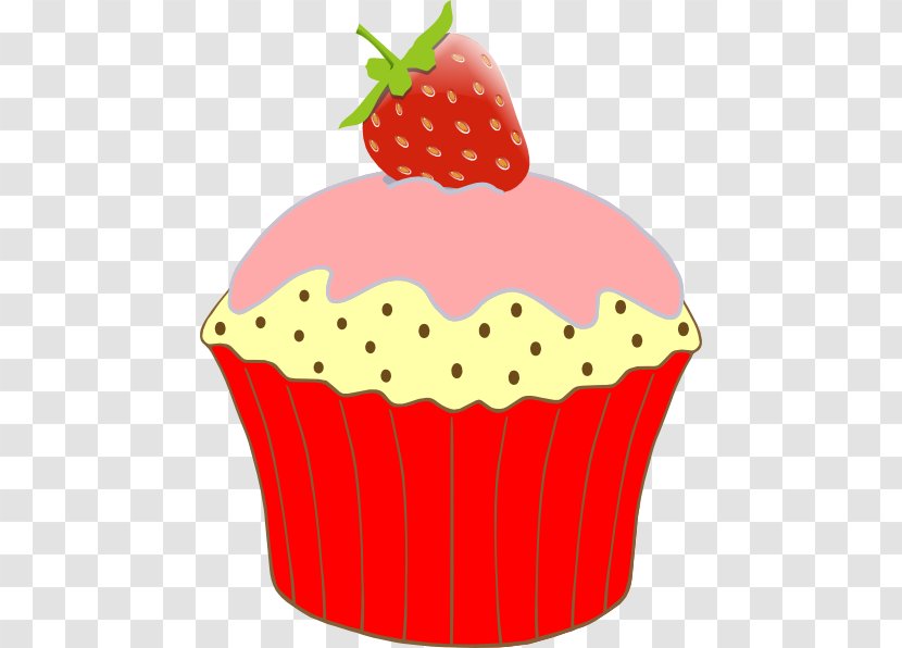 Cupcake Birthday Cake Clip Art - Fruit - Graphics Clipart Transparent PNG