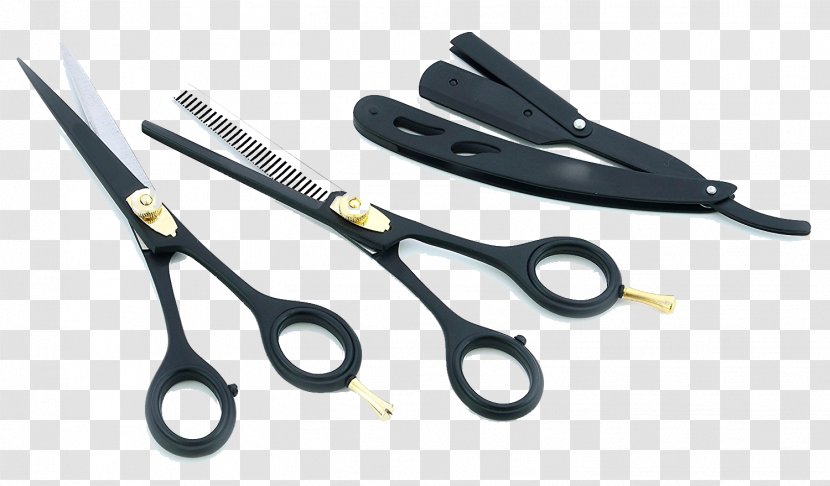 Scissors Hairstyle Comb Tool Cosmetics - Hardware Transparent PNG