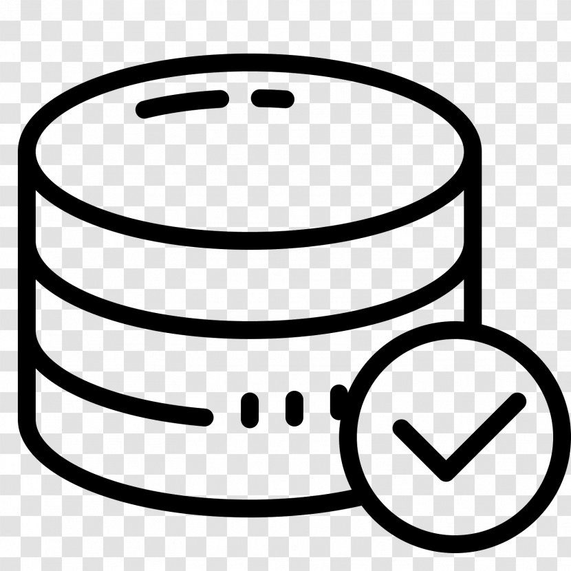 Database Server Computer Servers - Black And White - Icon Transparent PNG