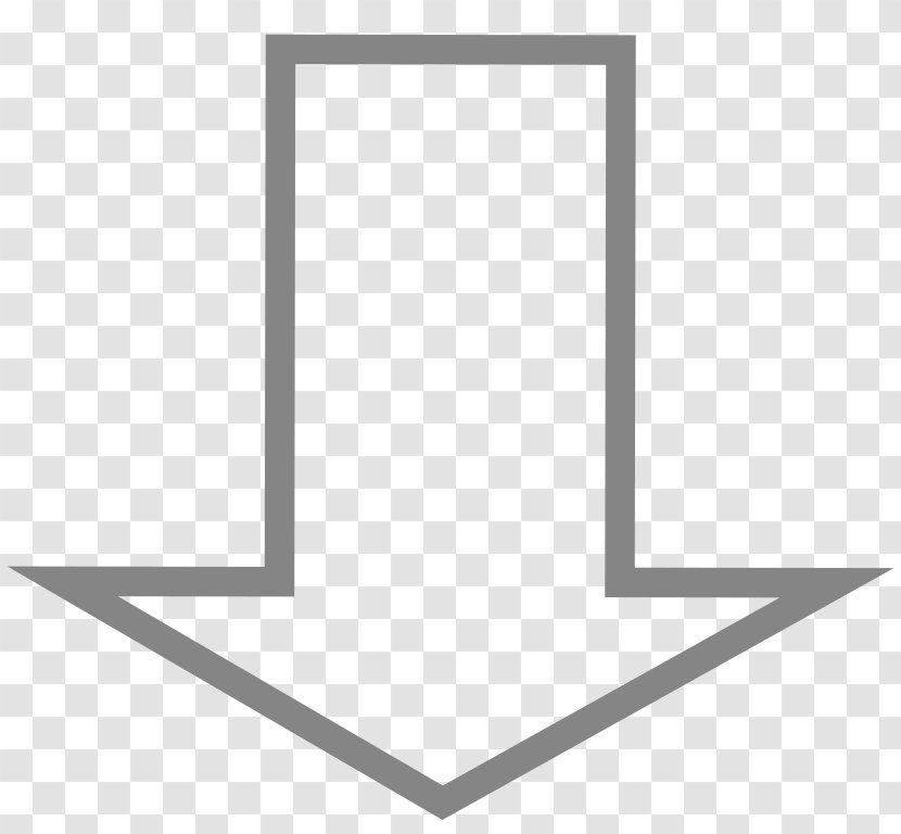 White Symmetry Area Angle Pattern - Point - Down Arrow Image Transparent PNG