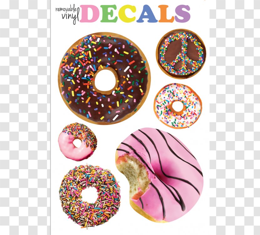 Decal Sticker Die Cutting Donuts Polyvinyl Chloride - Food - Donut Wallpaper Transparent PNG