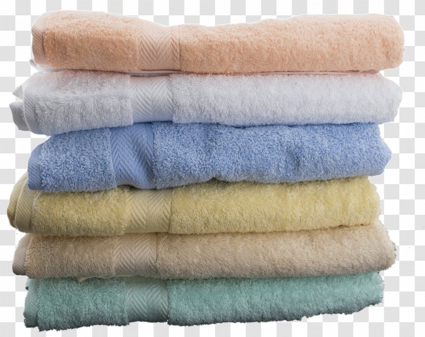 Towel Cloth Napkins Cotton Bed Sheets Toilet - Linens - Serviette Transparent PNG