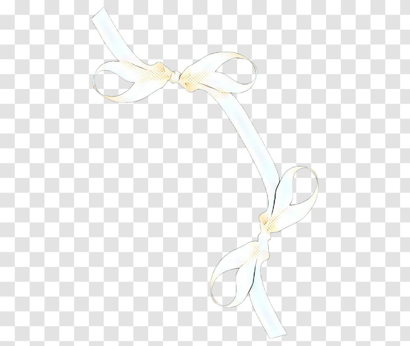 White Background Ribbon - Accessoire - Beige Transparent PNG