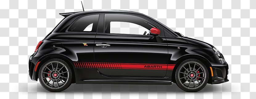 Fiat 500 Car Abarth Auto Show - Compact Transparent PNG