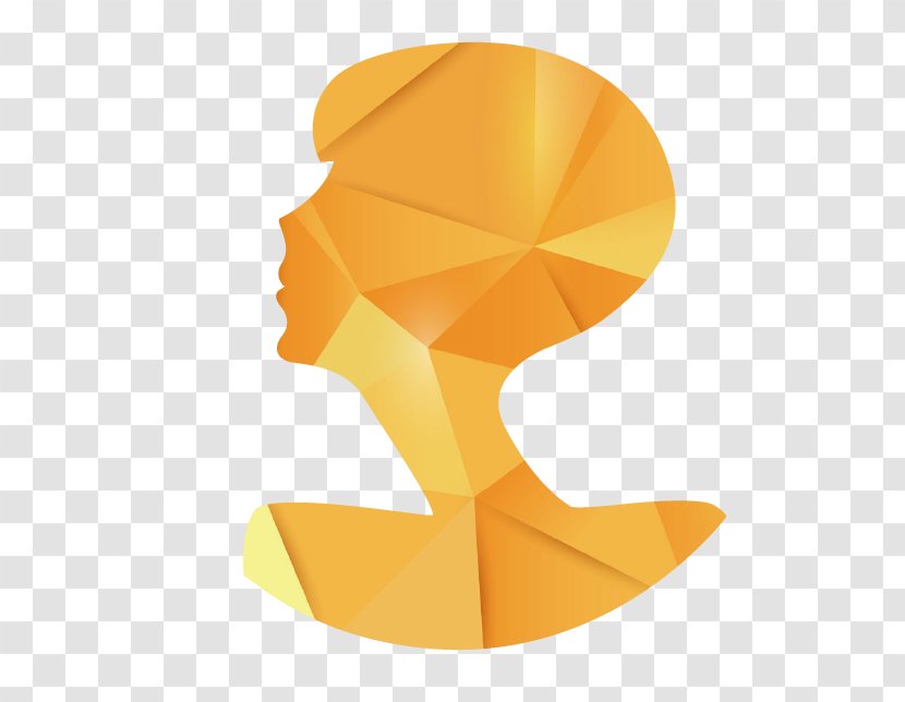 Gold - Silhouette - Vector Golden Colorful Cartoon Head Transparent PNG