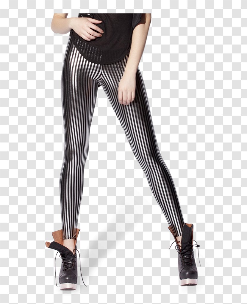 Leggings Waist - Silhouette - Vertical Stripe Transparent PNG