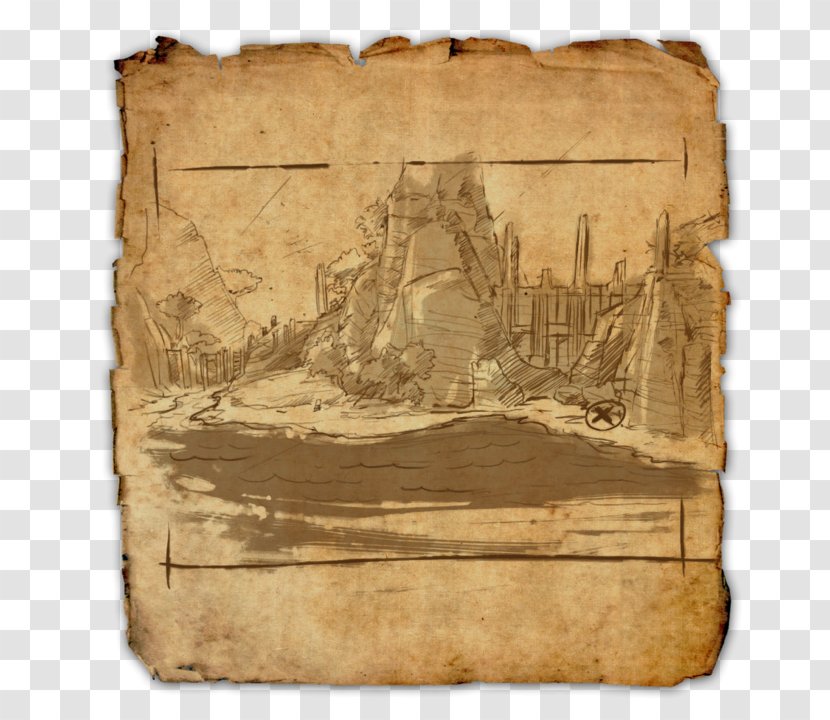 The Elder Scrolls Online Treasure Map Cyrodiil - South Transparent PNG