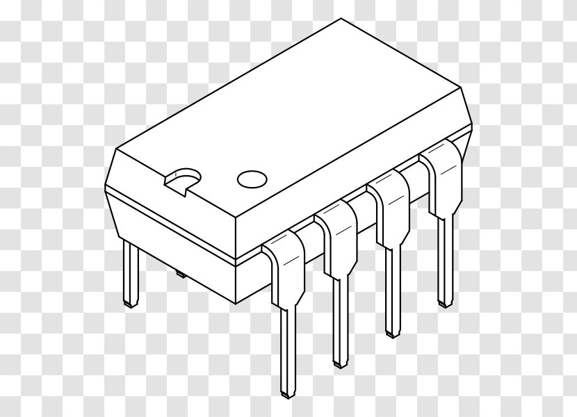 Dual In-line Package Electronic Circuit Integrated Circuits & Chips Electronics - Hardware Accessory - Isometric Building Illustration Transparent PNG