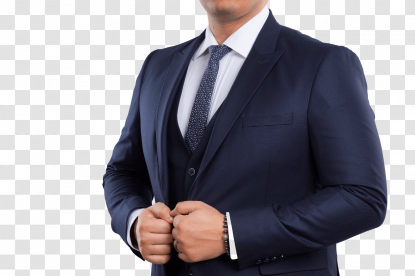 Blazer Suit Tuxedo M. Business - Navy Blue Transparent PNG