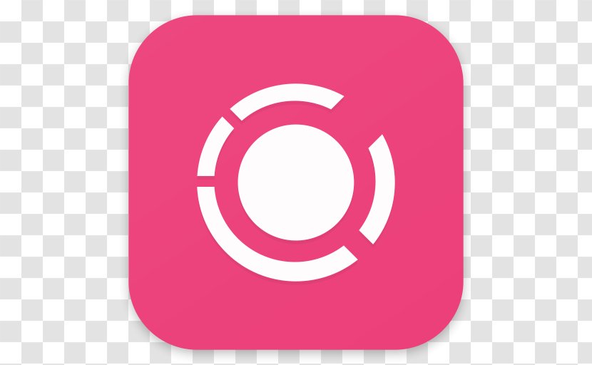 Pink Circle Magenta Symbol Material Property - Sticker - Logo Transparent PNG