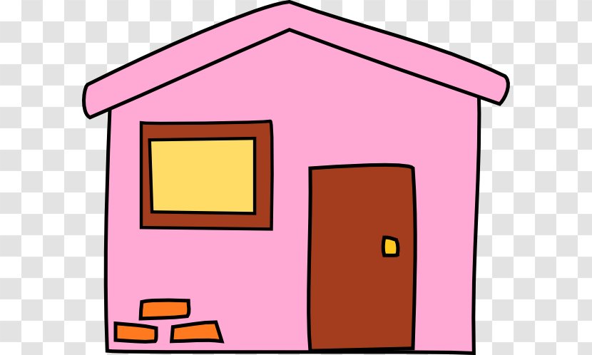 Clip Art House Desktop Wallpaper Image - Plan - Pink 3 Transparent PNG