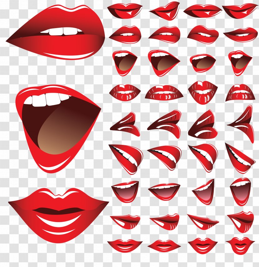 Mouth Lip - Frame - Smile Transparent PNG