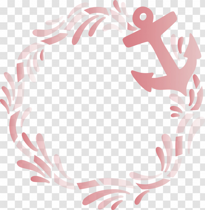 Anchor Frame Sea Frame Transparent PNG