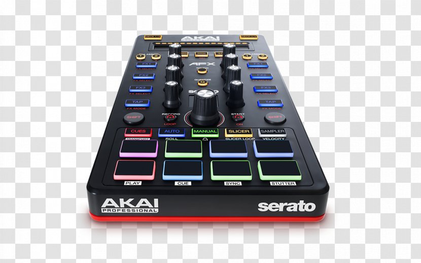 Laptop Akai Professional AFX DJ Controller Disc Jockey MIDI Controllers - Music Producer Transparent PNG