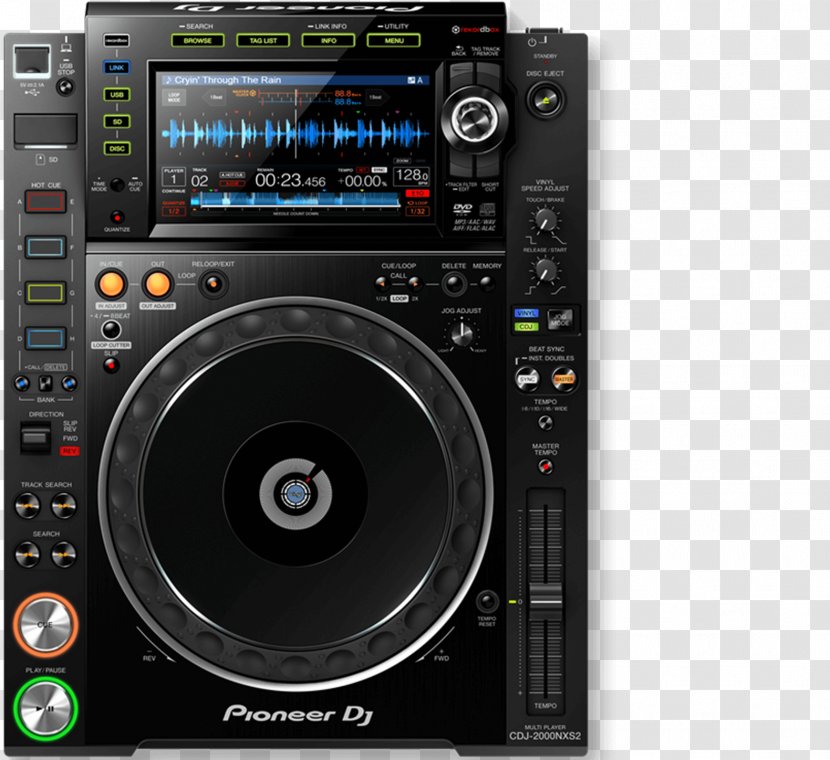 CDJ-2000 Pioneer DJ Disc Jockey DJM - Cdj900nxs - Dj Speakers Transparent PNG