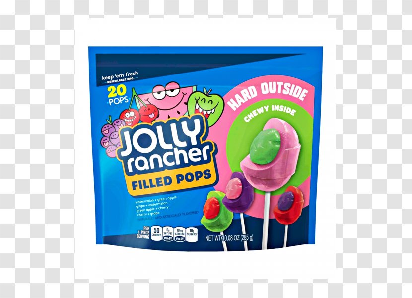Lollipop Gummi Candy Jolly Rancher Chewing Gum - Processed Food Transparent PNG