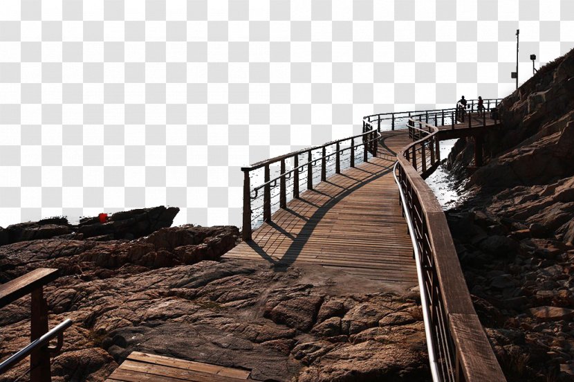 Dameisha Beach Gallery Road Kxfcstenlinie Coast Wood - Cliff Plank Transparent PNG