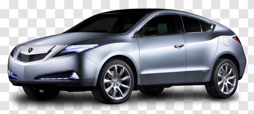 2010 Acura ZDX 2014 MDX Car New York International Auto Show - Concept - Silver Prototype Transparent PNG