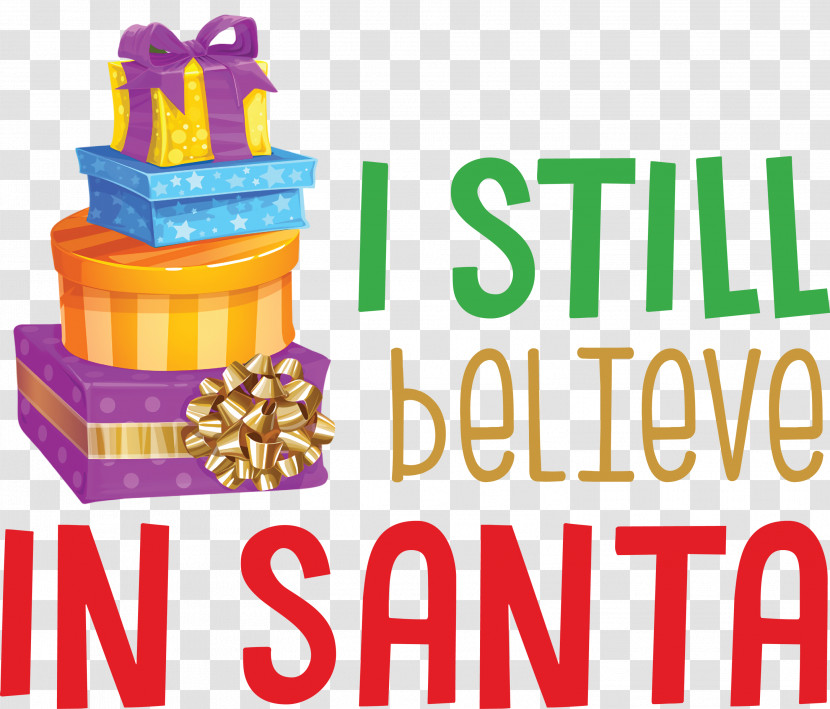 Believe In Santa Santa Christmas Transparent PNG