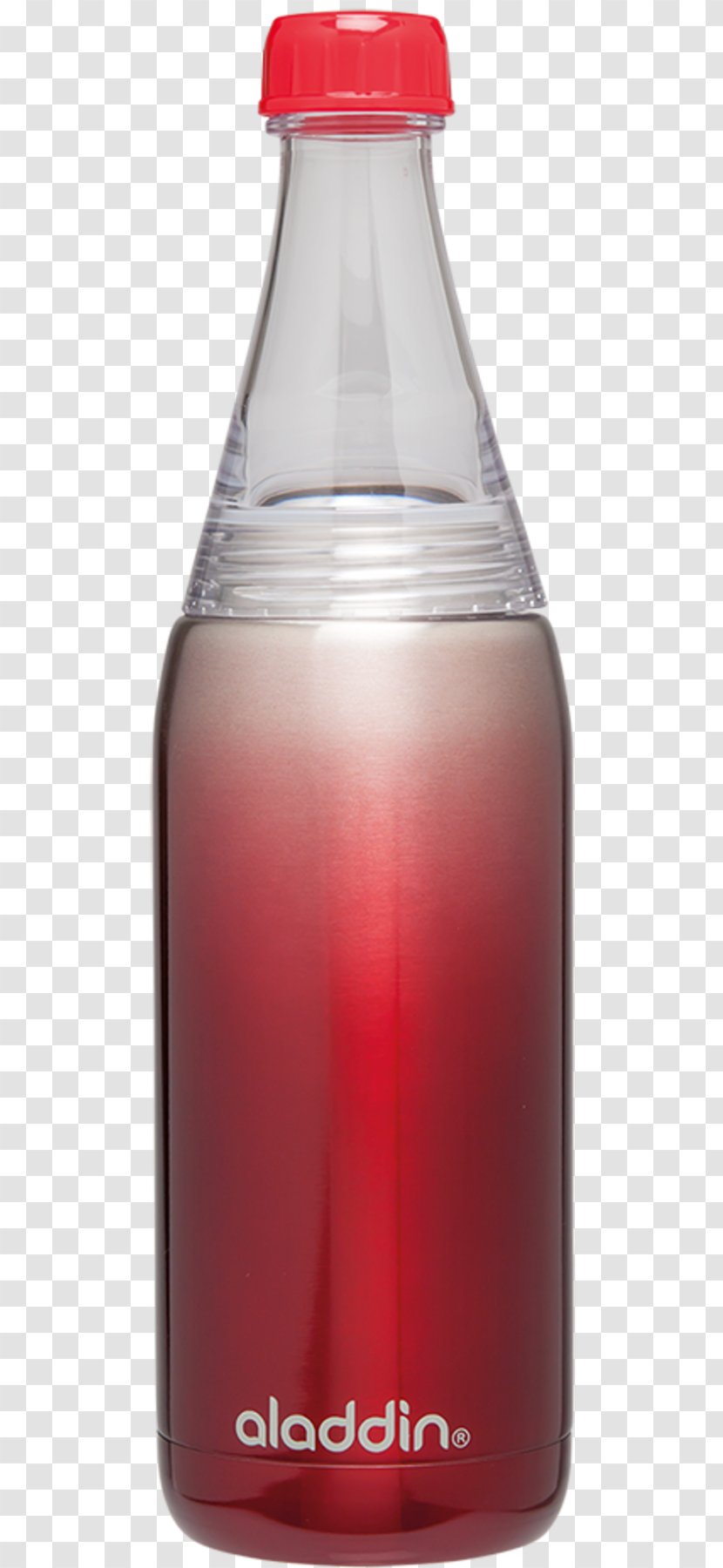 Glass Bottle Water Bottles Red Fresco Transparent PNG