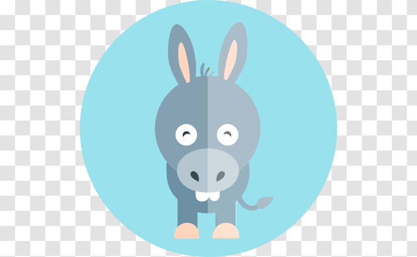 Rabbit Donkey Clip Art - Cartoon - Vector Transparent PNG