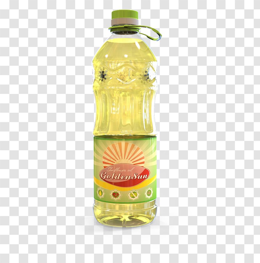 Sunflower Oil Cooking Oils Vegetable Bottle - Food Transparent PNG
