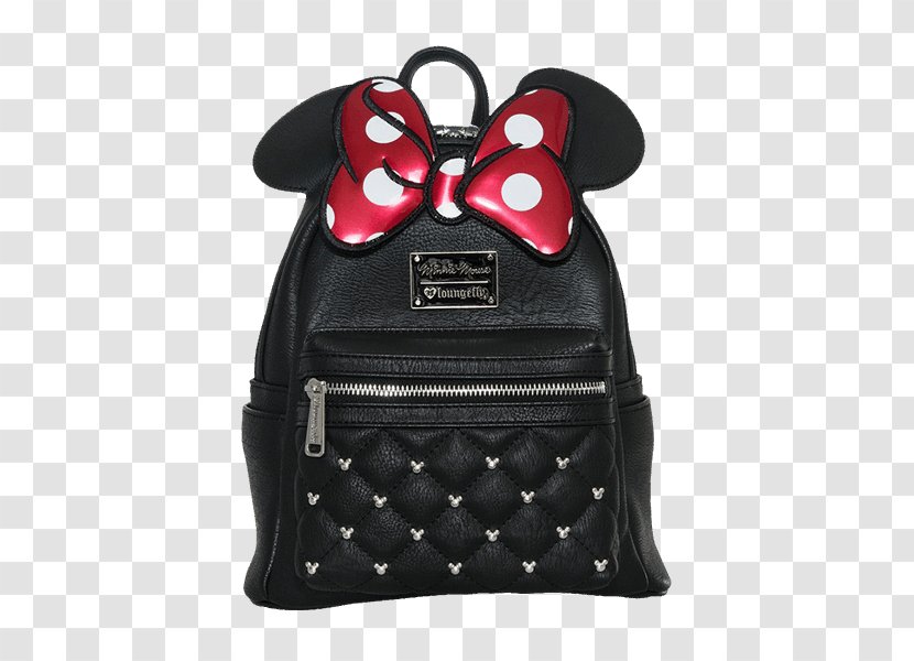 Minnie Mouse Mickey Backpack Artificial Leather Bag - Bicast Transparent PNG