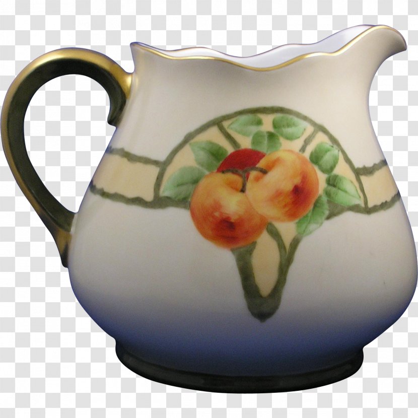 Pitcher Jug Mug Porcelain Tableware - Flowerpot - Lemonade Transparent PNG