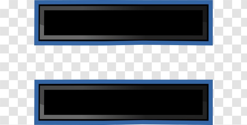 Equals Sign Equality Clip Art - Blue - Equal Cliparts Transparent PNG