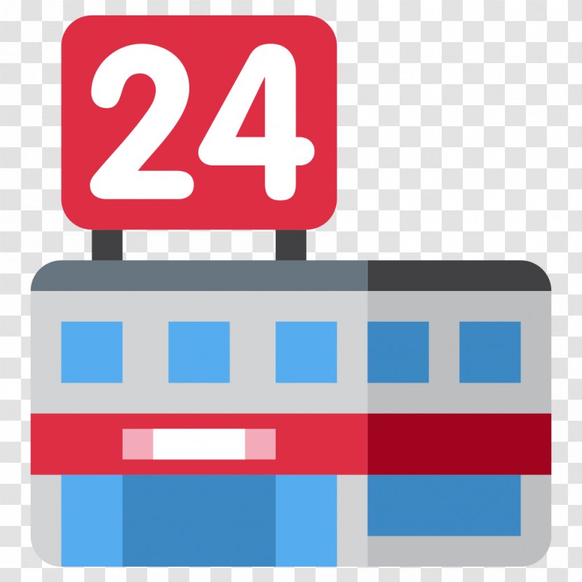 Convenience Shop Emoji Grocery Store - Signage - 24 HOURS Transparent PNG