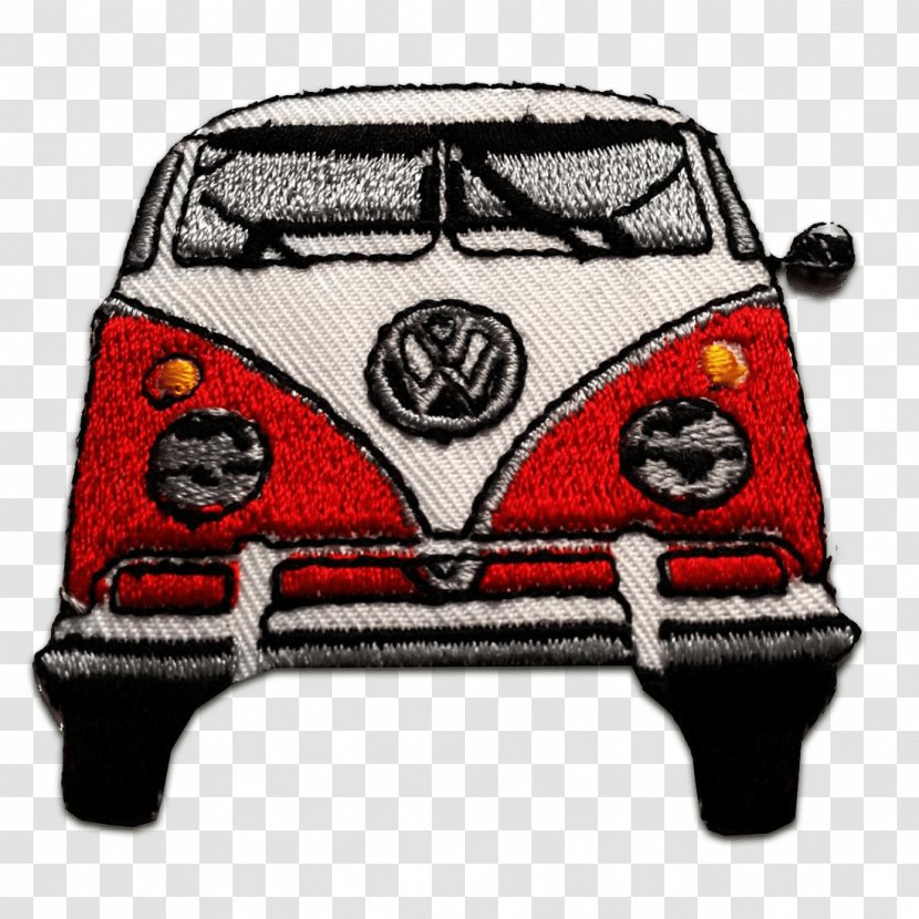 Volkswagen Car Embroidered Patch Embroidery Iron-on - Hippie Transparent PNG