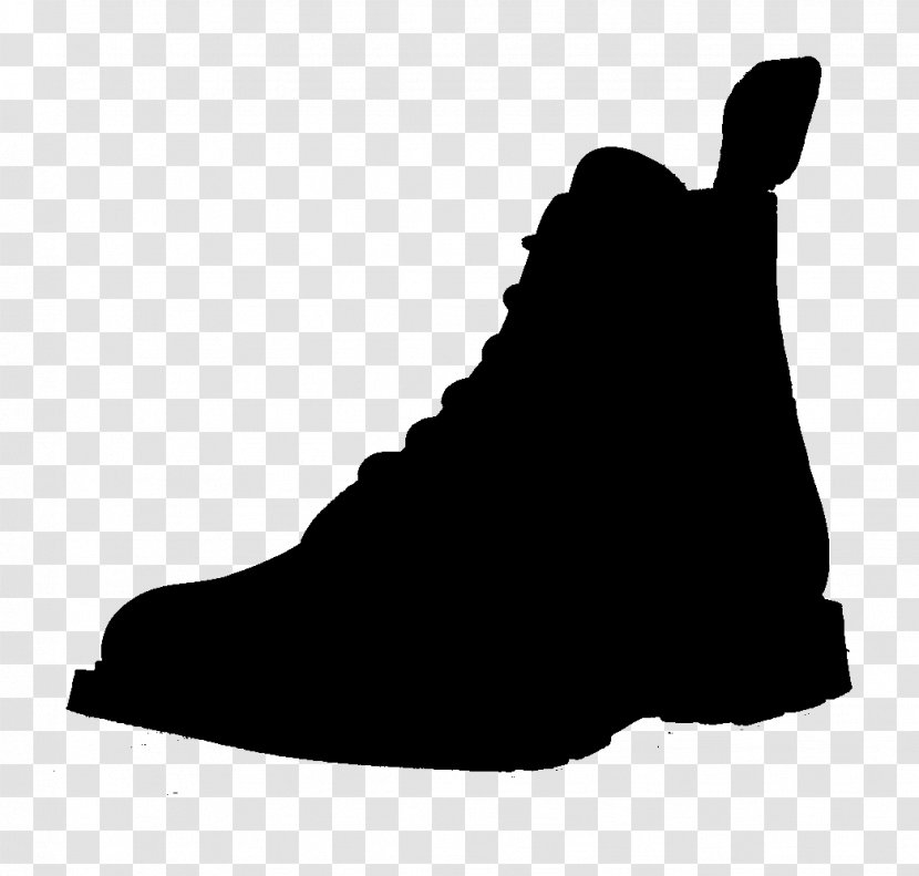 Clip Art Silhouette Shoe Black M - Blackandwhite Transparent PNG