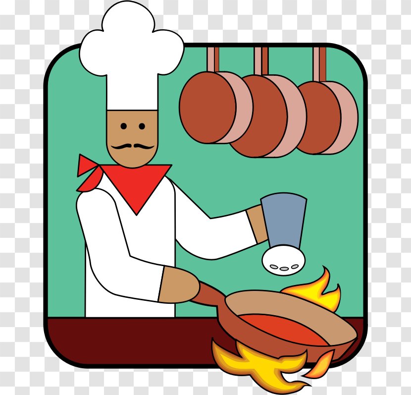 Clip Art Kitchen Utensil Openclipart Vector Graphics - Chef Transparent PNG