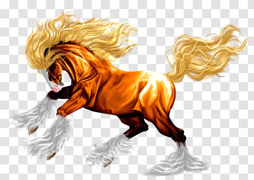 Mustang Pony Mane Canidae - Big Cat Transparent PNG