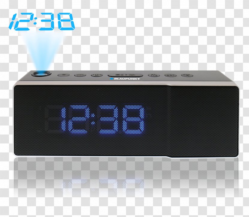Alarm Clocks Blaupunkt Radio Receiver Loudspeaker - Consumer Electronics - Mirror Effect Transparent PNG