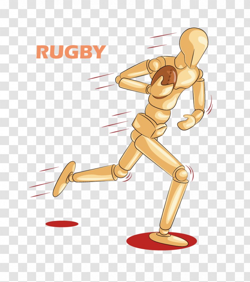 Rugby Football Illustration - Human Leg Transparent PNG