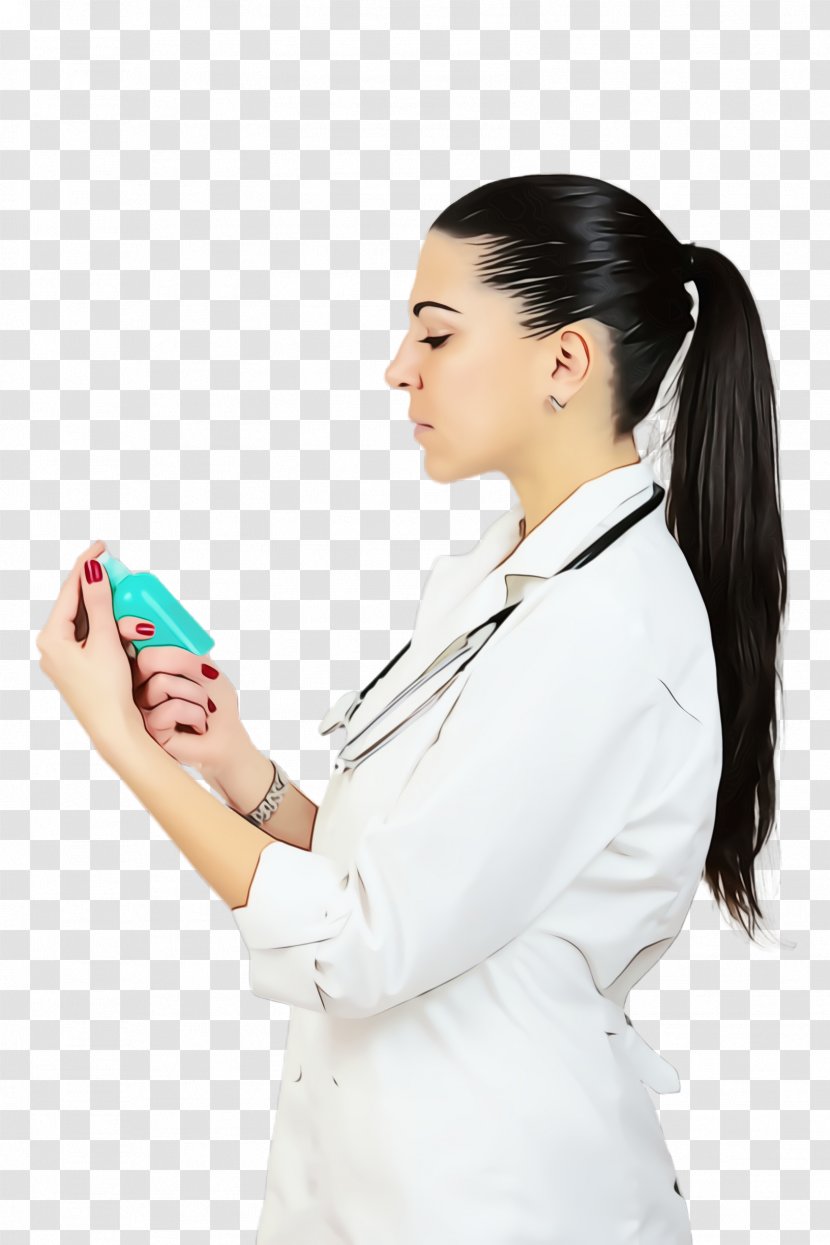 Health Care Provider White Coat Service Physician Ear Transparent PNG