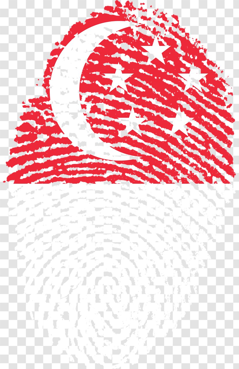 Flag Of Singapore Fingerprint Mauritius National Transparent PNG