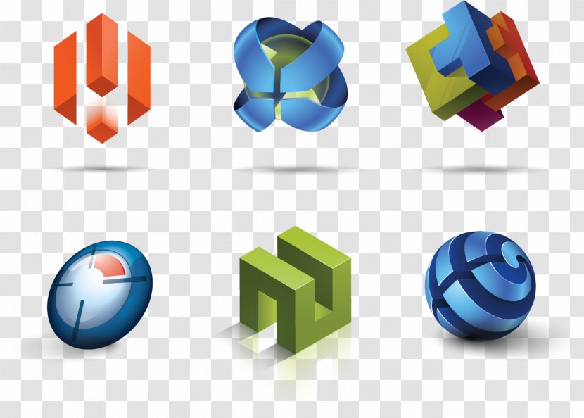 Logo 3D Computer Graphics - Ball - Vector Design Transparent PNG