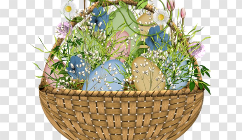 Easter Bunny Egg Clip Art Basket Transparent PNG