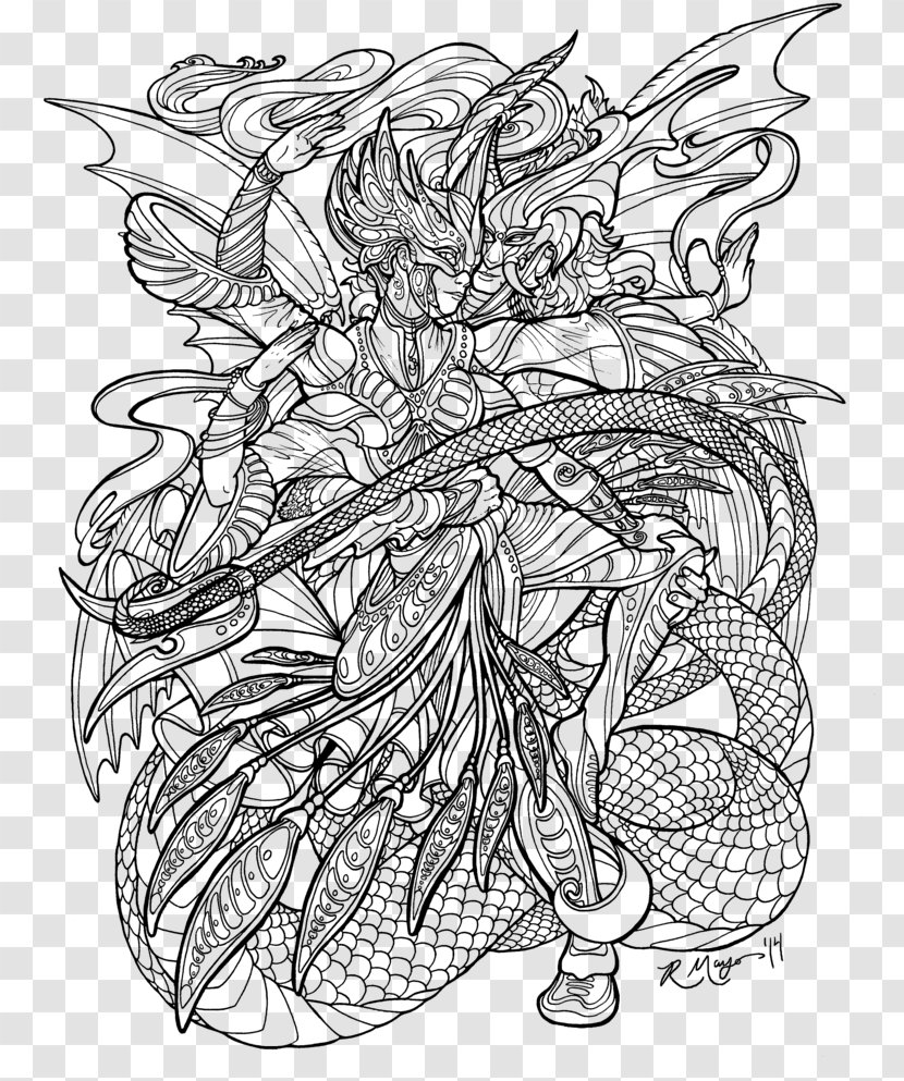 Line Art Black And White Masquerade Ball - Tree - Chinese Painting Transparent PNG