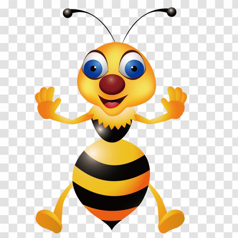 Bee Hornet Wasp Clip Art - Cartoon - Cute Transparent PNG