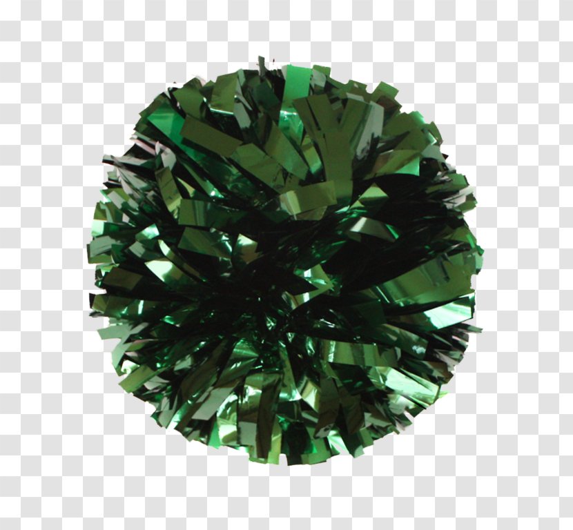 Dance Metallic Color Green Cheerleading - Price - Pom Transparent PNG