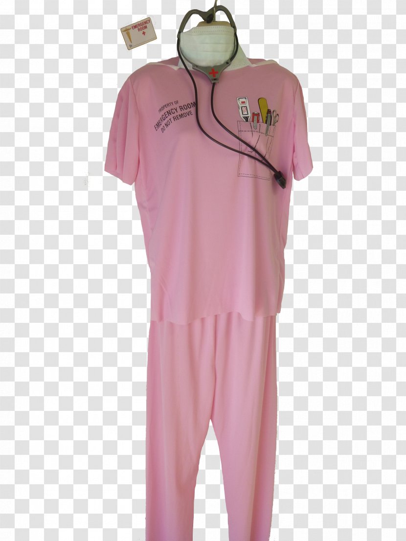 Pajamas T-shirt Sleeve Pink M Transparent PNG