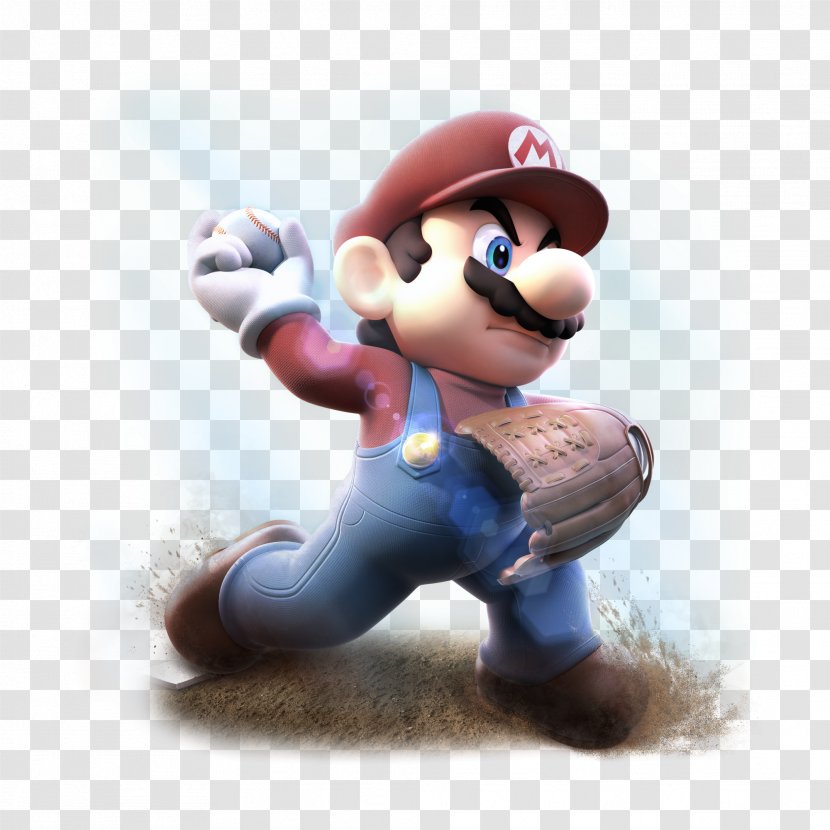 Mario Sports Superstars Baseball Super Sluggers New Bros. Wii - Video Game Transparent PNG