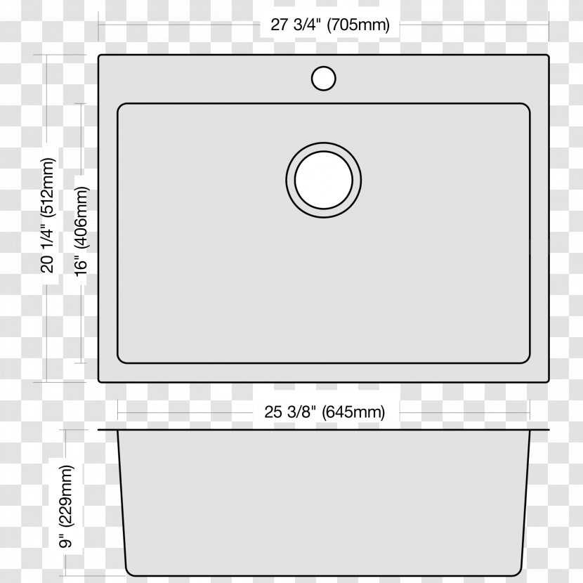Paper Line Angle - Area - Sink Plan Transparent PNG